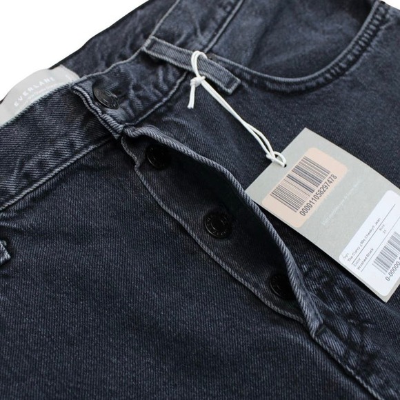 Everlane The Curvy 90's Cheeky Jean Washed Black Size 31 NWT - Picture 3 of 9